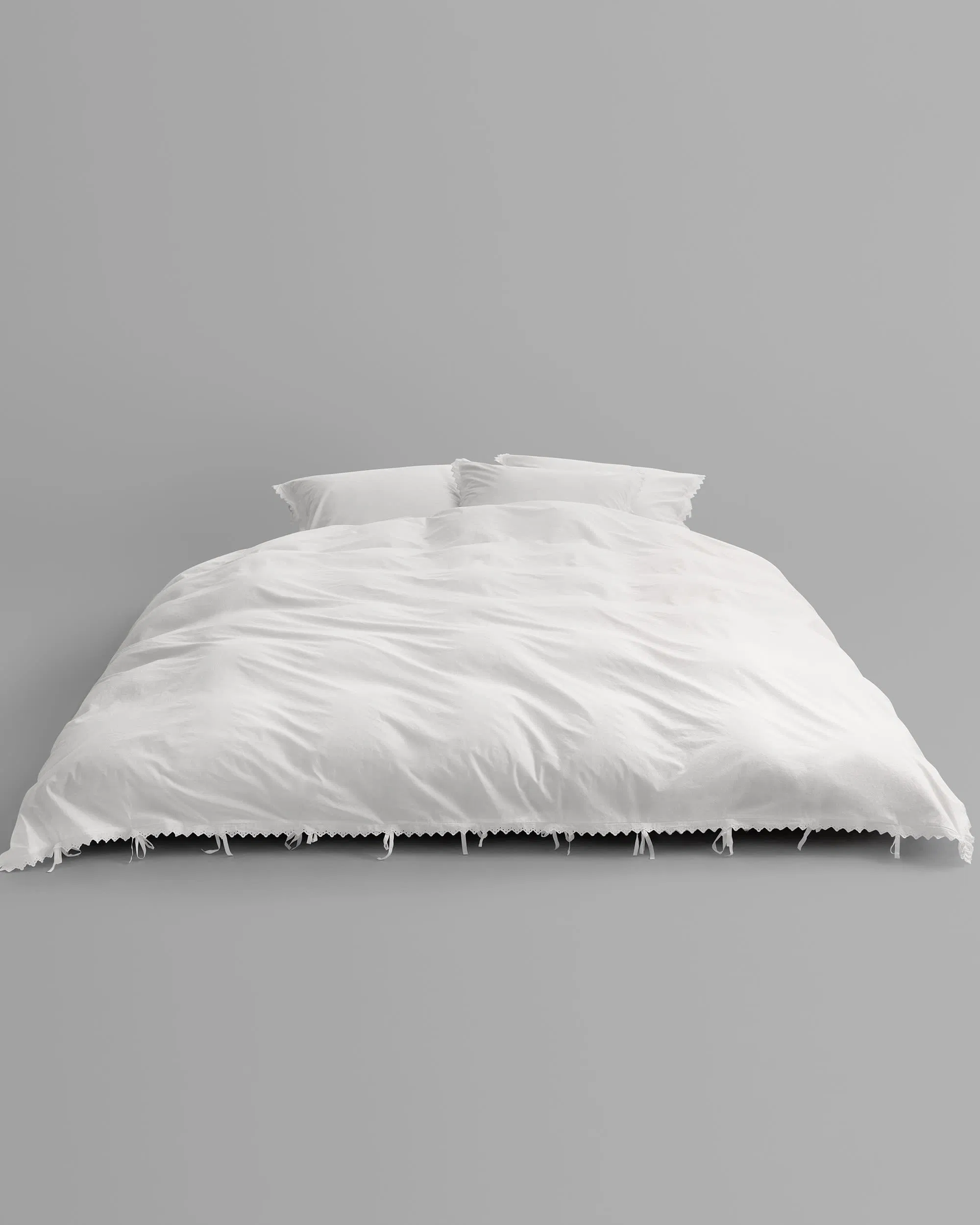 Housse de couette broderie anglaise